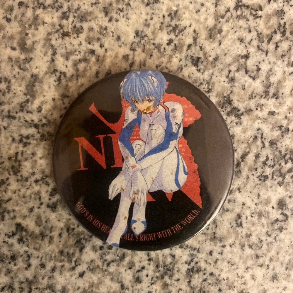Neon Genesis Evangelion Rei Ayanami button